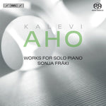 the album cover for Aho / Sonja Fraki - Works for Solo Piano