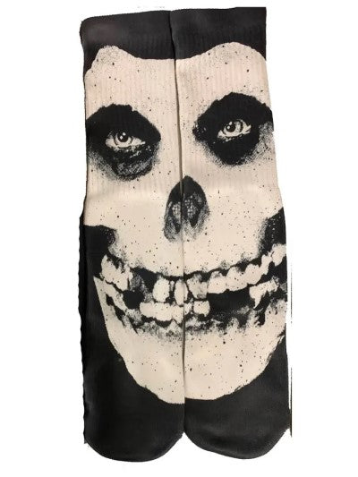 Misfits Glow Skull Socks