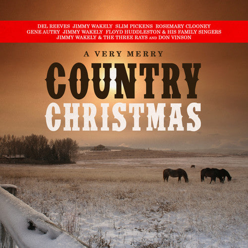 the album cover for Very Merry Country Christmas / Var - Very Merry Country Christmas