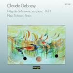 the album cover for Debussy / Tichman - Works for Piano 1