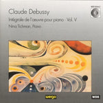 the album cover for Debussy / Tichman - Works for Piano 5