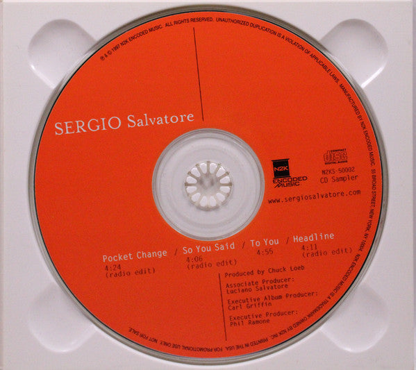 Sergio Salvatore : Pocket Change/ So You Said/ To You/ Headline (CD, Promo, Smplr)