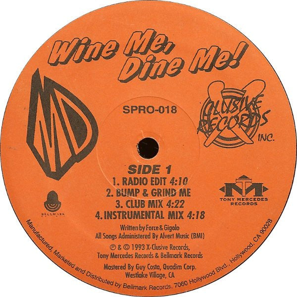 MD* : Wine Me, Dine Me! (12")