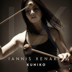 the album cover for Xenakis / Kuniko - Ix