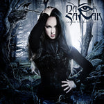 the album cover for Dark Sarah - Behind the Black Veil