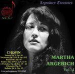 the album cover for Chopin / Martha Argerich - Martha Argerich 4