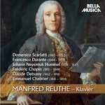 the album cover for Scarlatti / Manfred Reuthe - Manfred Reuthe Klavier
