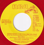 Hillary Kanter : Good Night For Falling In Love (7", Single, Promo, Red)