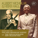 the album cover for Nicholas/Archey - Clarinet Duets with Trio & Jazztet