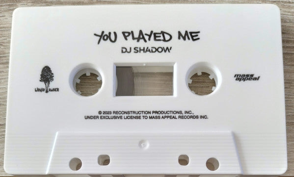 DJ Shadow : You Played Me (Cass, Single, Promo)