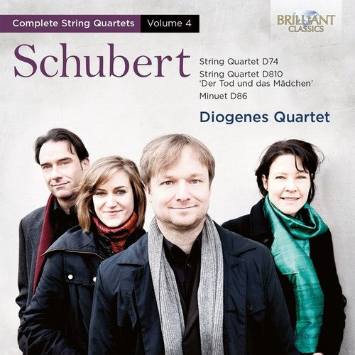 the album cover for Diogenes Quartet - String Quartets 4