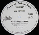 The Rovers (3) : Wasn't That A Party / Here's To The Horses (12", Single, Promo)
