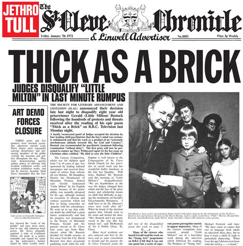 Jethro Tull - Thick As a Brick (Vinilo)