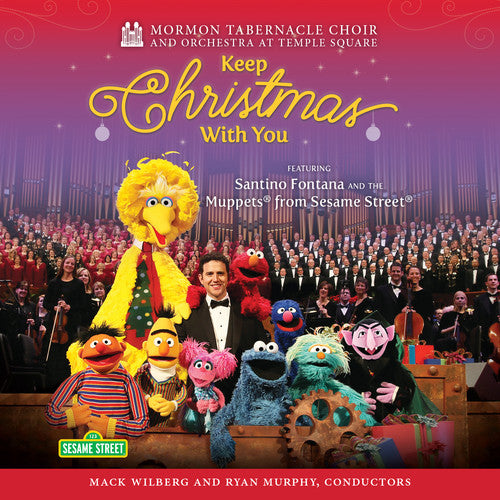 the album cover for Mormon Tabernacle Choir / Orchestra Temple Square - Keep Christmas with You