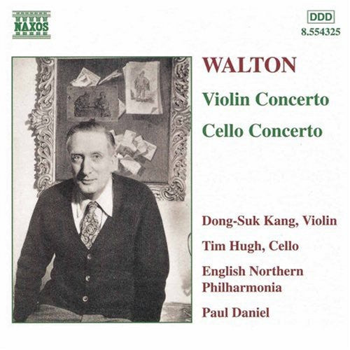 the album cover for Paul Daniel - Violin Concerto / Cello Concerto