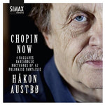 the album cover for Chopin / Hakon Austbo - Chopin Now