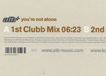 ATB : You're Not Alone (12")