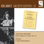 the album cover for Brahms / Biret / London String Quartet - Brahms: Quintet for Piano & Strings