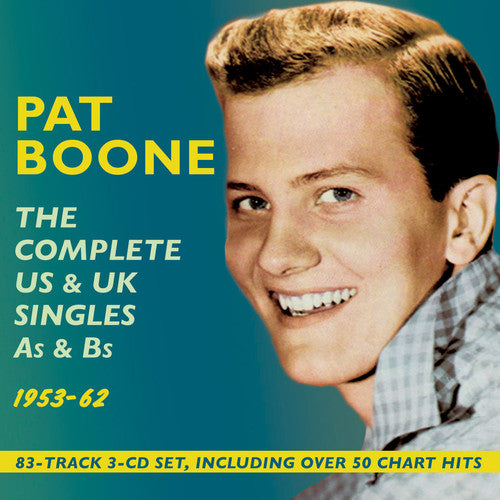 the album cover for Pat Boone - Complete Us & UK Singles As & BS 1953-62