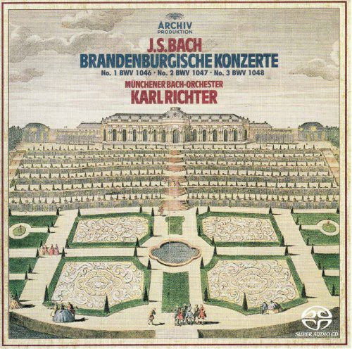 the album cover for Richter, Karl - Bach: Brandenburg Concertos No.1-No.3