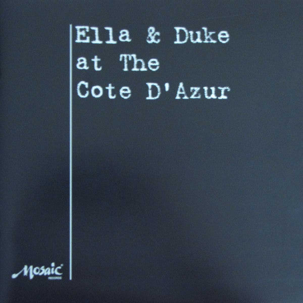 Ella* & Duke* : Ella & Duke At The Cote D'Azur (2xLP, Album, RE, RM, 180 + LP, Album, RE, RM, 180 )