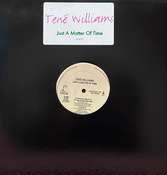 Tené Williams : Just A Matter Of Time (12", Single, Promo, RE)