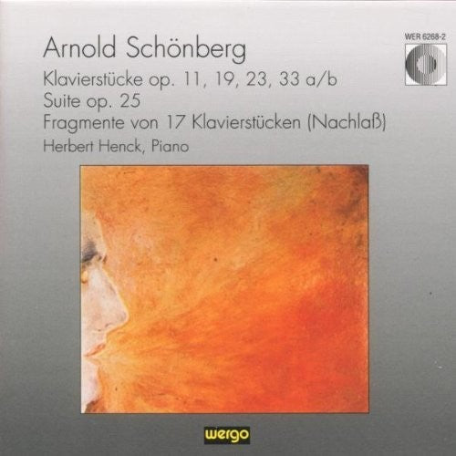 the album cover for Herbert Henck - Schoenberg: Piano Works