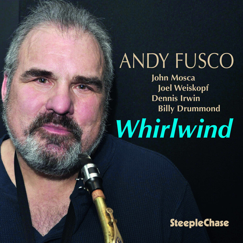 the album cover for Andy Fusco - Whirlwind