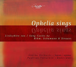 the album cover for Rihm / Gerhards / Tukiainen - Ophelia Sings