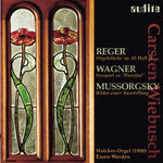 the album cover for WAGNER/MUSSORGSKY - Organ Works