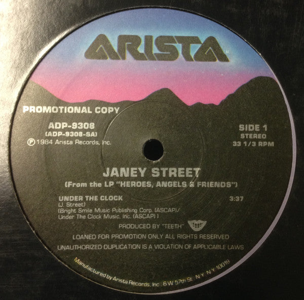 Janey Street : Under The Clock (12", Promo)