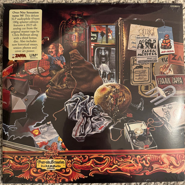 Frank Zappa : Over-Nite Sensation (2xLP, Album, RE, RM, Cle + LP, Comp, RM, Cle + Dlx)