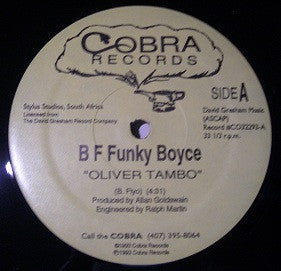 B F Funky Boyce : Oliver Tambo (12")