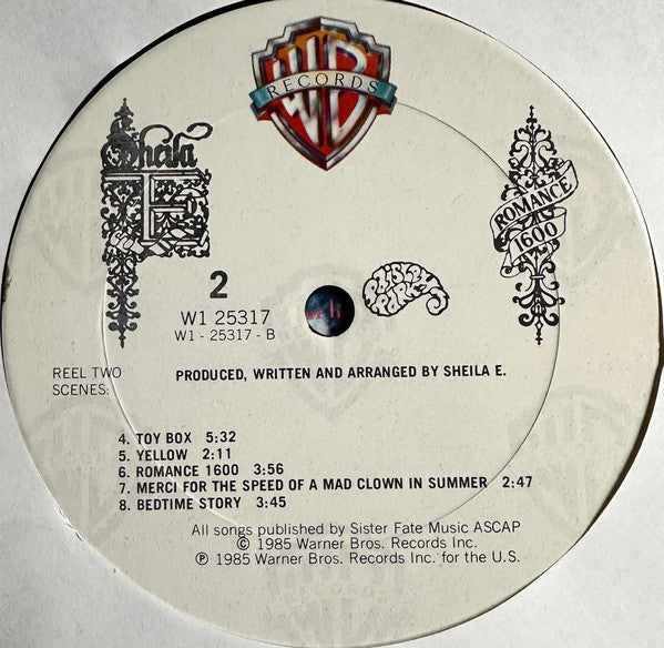 Sheila E. : In Romance 1600 (LP, Album, Club, Car)