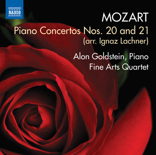 the album cover for Mozart / Goldstein / Fine Arts Quartet / Calin - Piano Concertos Nos. 20 & 21
