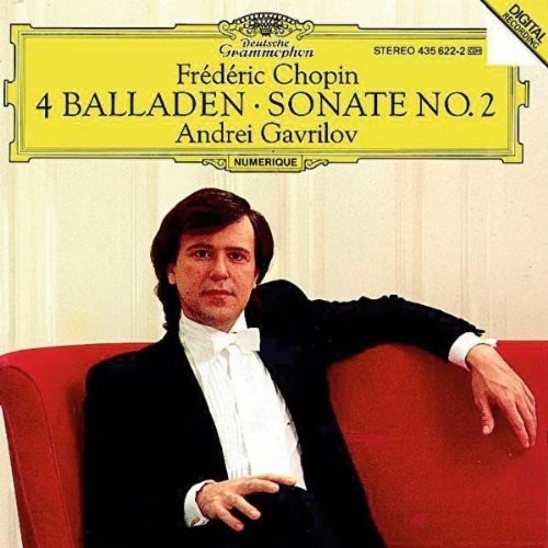 the album cover for ANDREI GAVRILOV - Ballades / Piano Sonata 2