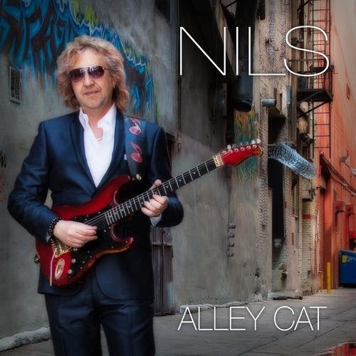 the album cover for Nils - Alley Cat