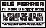 Elé Ferrer : I'll Make U Happy Baby (Remixes) (12")
