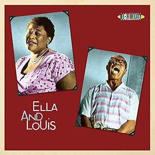 the album cover for Ella Fitzgerald & Louis Armstrong - Ella & Louis