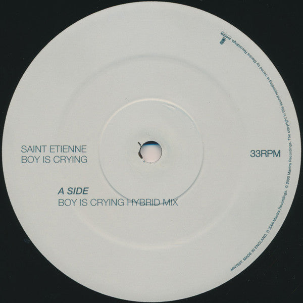 Saint Etienne : Boy Is Crying (12", Single)