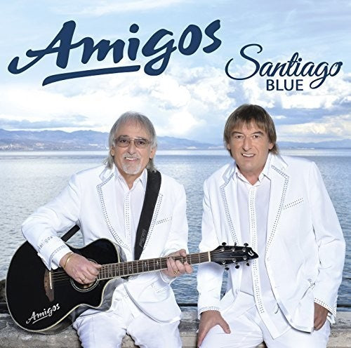 the album cover for Amigos - Santiago Blue