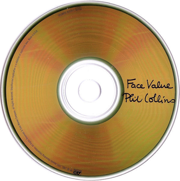 Phil Collins : Face Value (CD, Album, RE, RM, Gol)