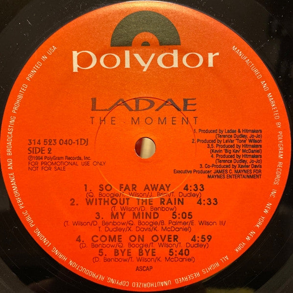 Ladae : The Moment (LP, Album, Promo)