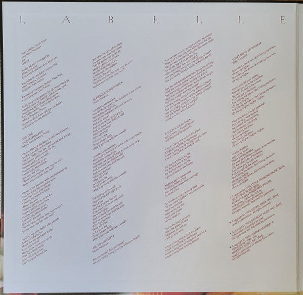 LaBelle : Nightbirds (LP, Album, Club, RE, Ora)