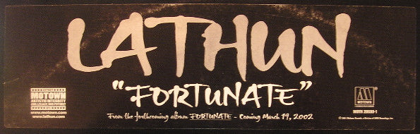 Lathun : Fortunate (12", Promo)