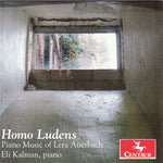 the album cover for Auberbach / Eli Kalman - Homo Ludens - Piano Music of Lera Auerbach