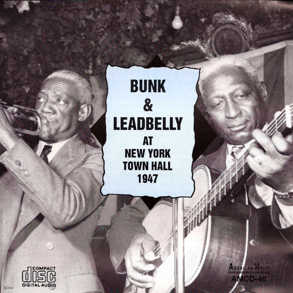 the album cover for Bunk Johnson - At New York Hall 1947