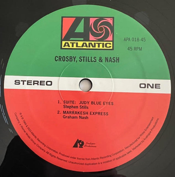 Crosby, Stills & Nash : Crosby, Stills & Nash (2x12", Album, Ltd, Num, RE, 180)
