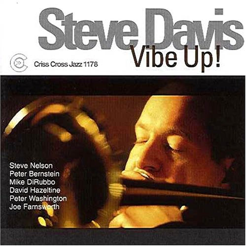 the album cover for Steve Davis - Vibe Up!