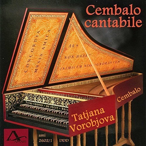 the album cover for Bach / Tatjana Vorobjova - Cembalo Cantabile
